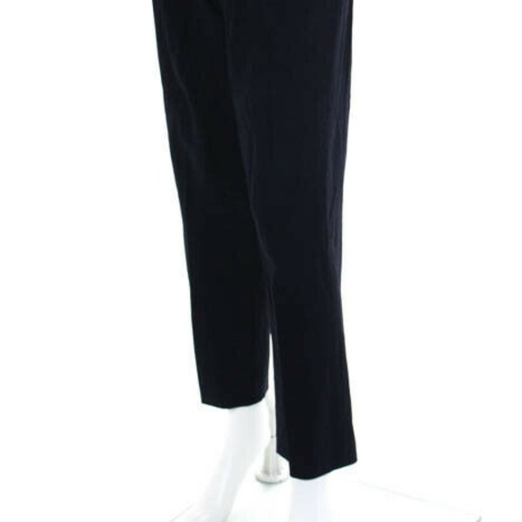 Escada Blue Wool Pleated High Rise Dress Pants 34 - Picture 3 of 8